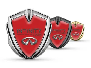 Infiniti Emblem Metall Abzeichen Renn Look Glanz Finish